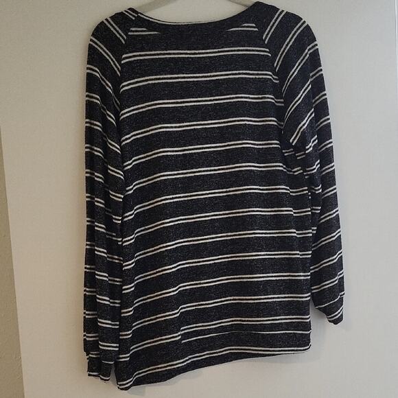 1.4.3. Story by Line Up Black and White Striped Sweater - Picture 3 of 4